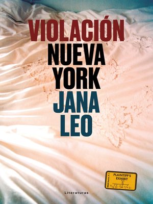 cover image of Violación Nueva York